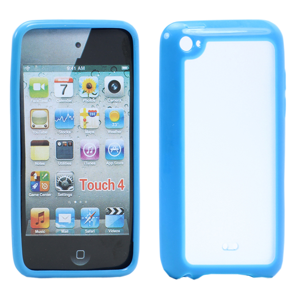 Apple IPOD Touch 4 Gummy Case (Blue)